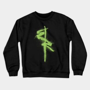 Edgerunners Symbol - Spray Paint Graffiti Style Crewneck Sweatshirt